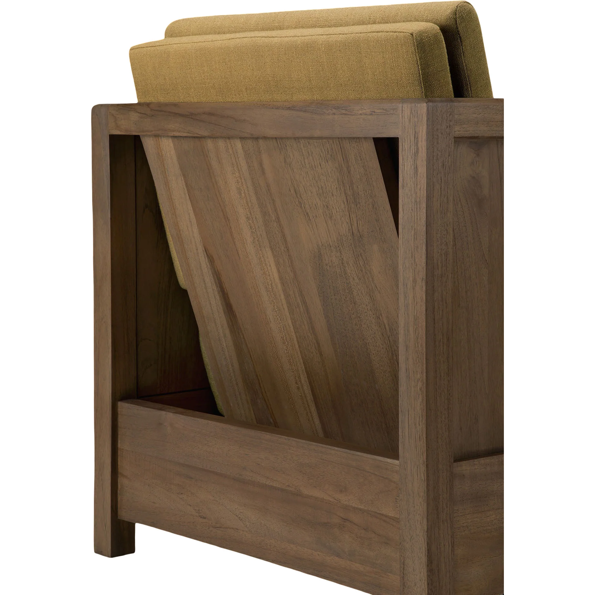 Roan Lounge Chair - Amber, Wild Brown Teak - Image 7