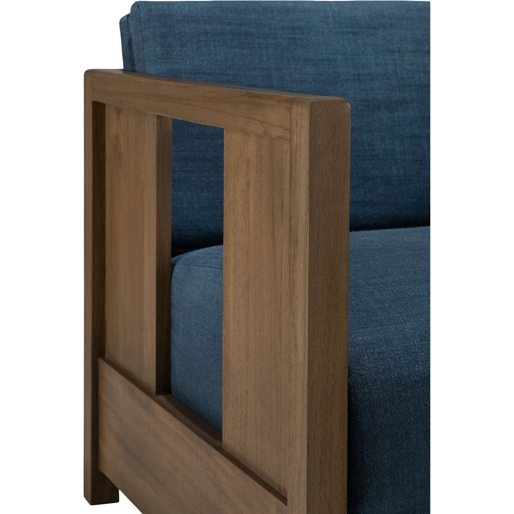 Roan Lounge Chair - Ink, Wild Brown Teak - Image 5