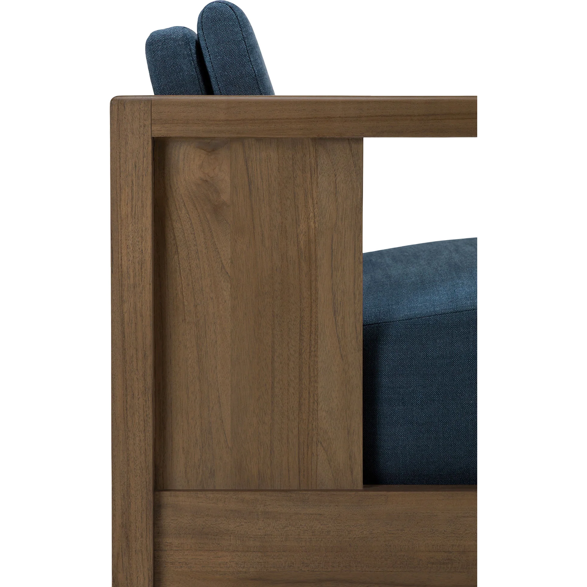 Roan Lounge Chair - Ink, Wild Brown Teak - Image 6