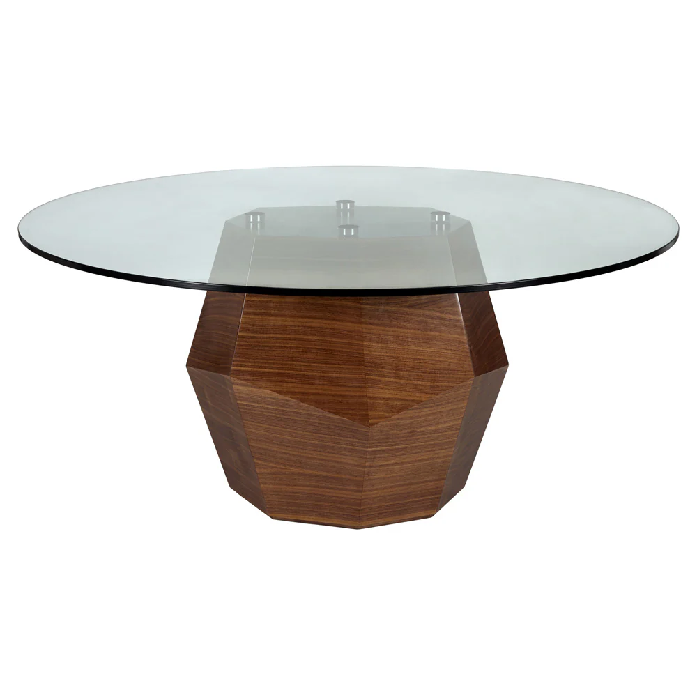 Rock Dining Table - Walnut