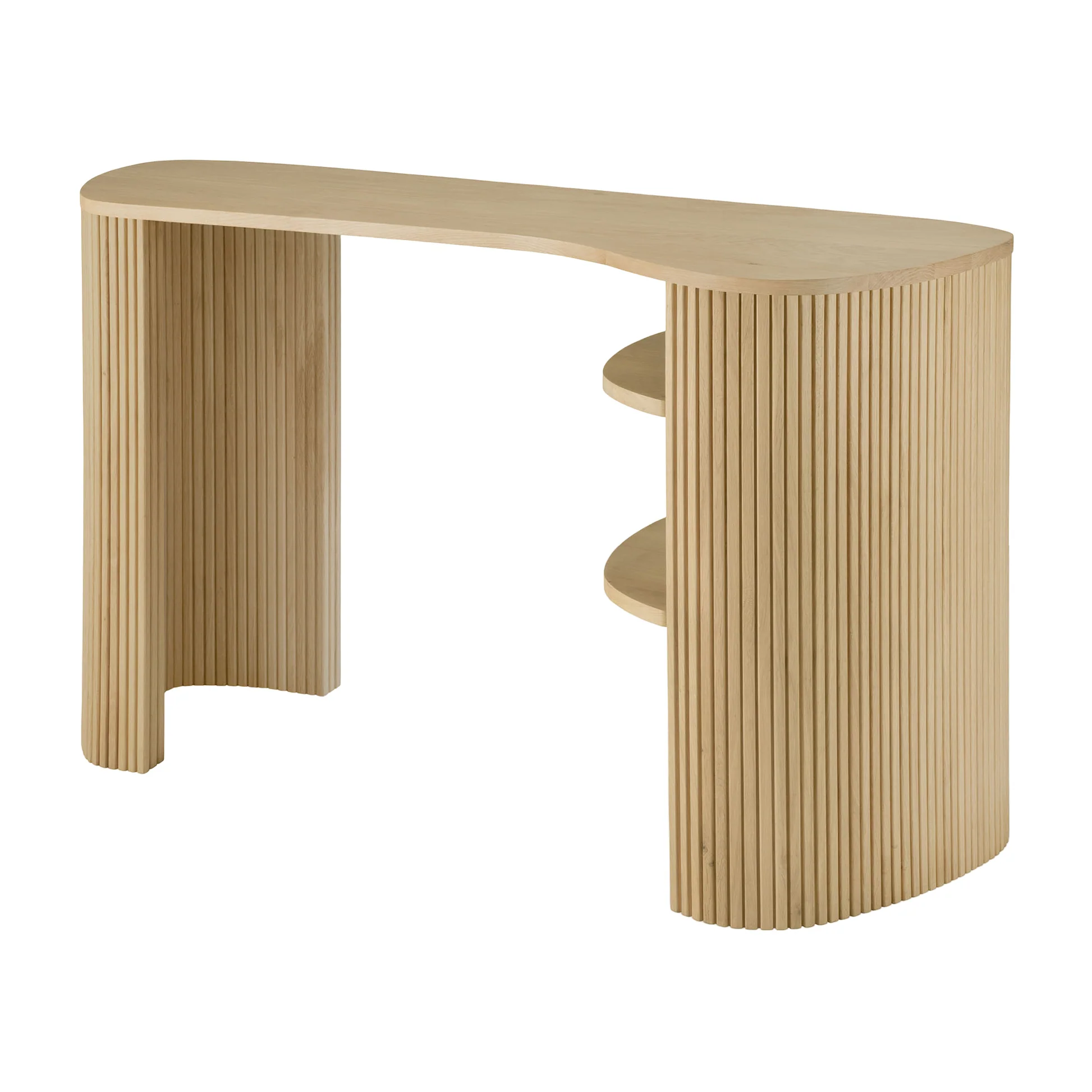Roller Max Pebble Desk - Oak - Image 2