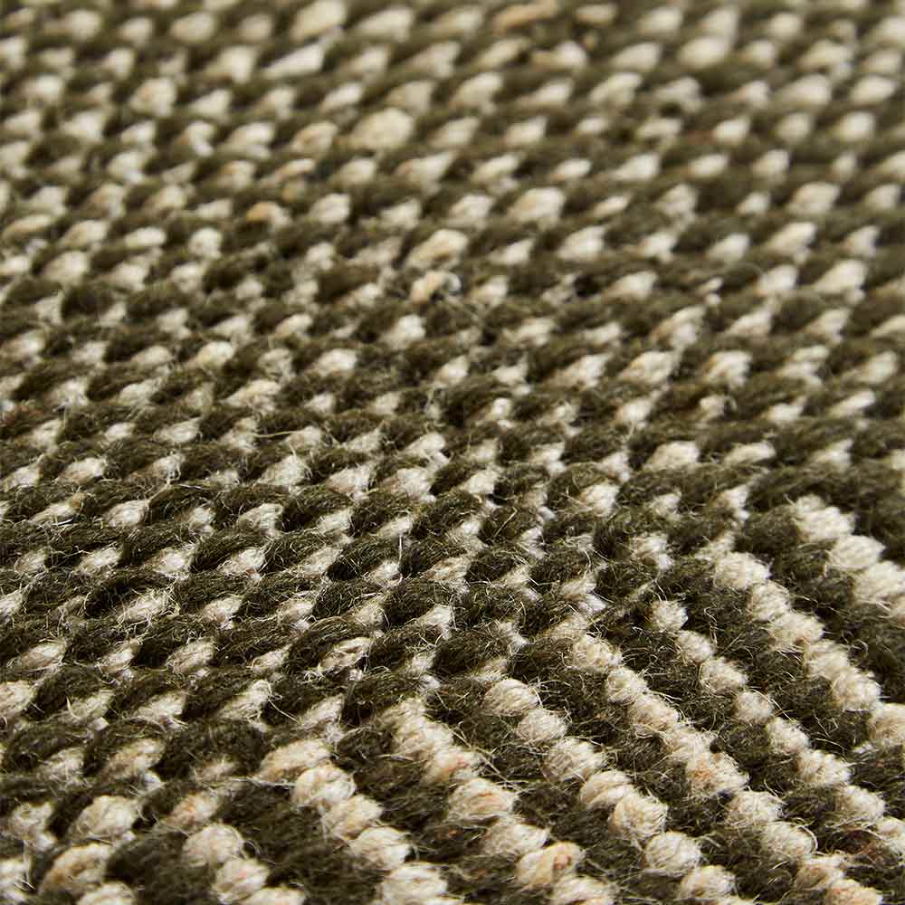 Rombo Runner Rug - Moss Green - Image 3