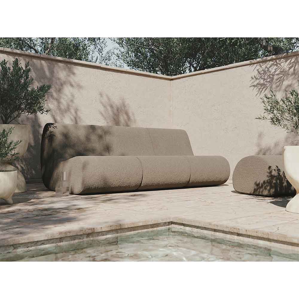 Rouli Outdoor Modular Sofa - Center Module, Sand - Image 6