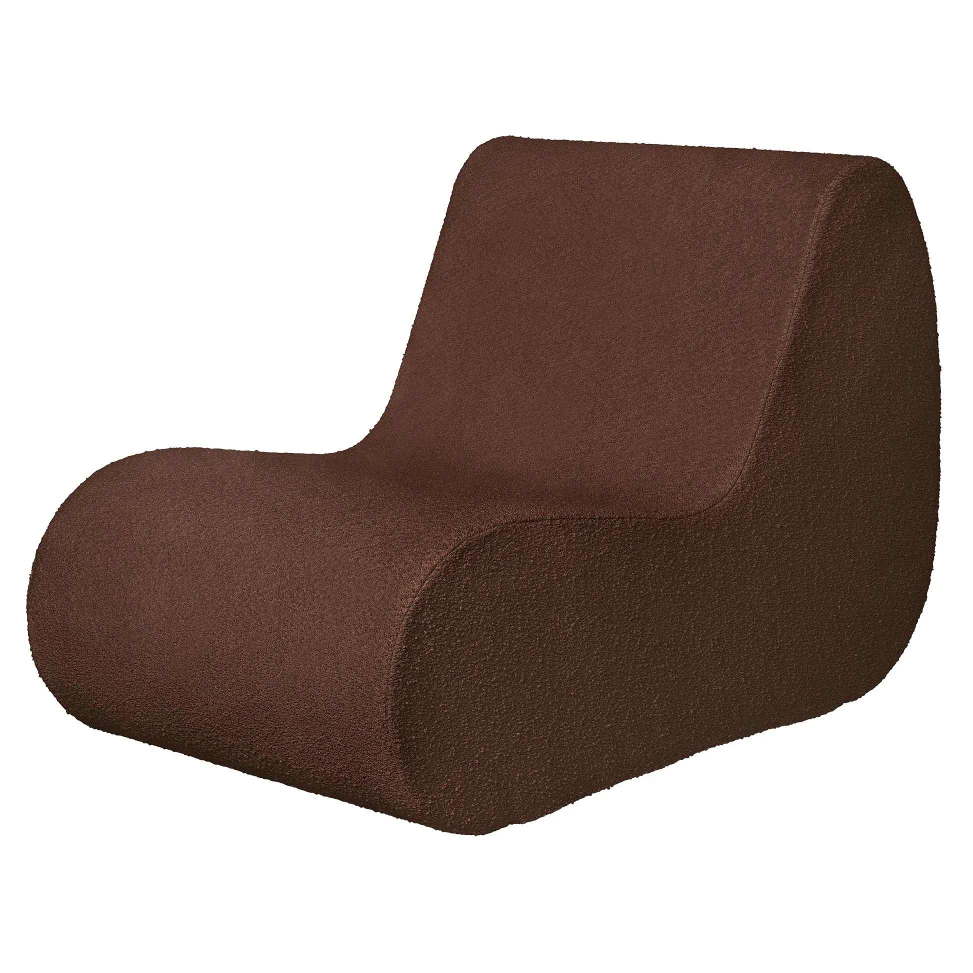 Rouli Outdoor Modular Sofa - Center Module, Chestnut Brown