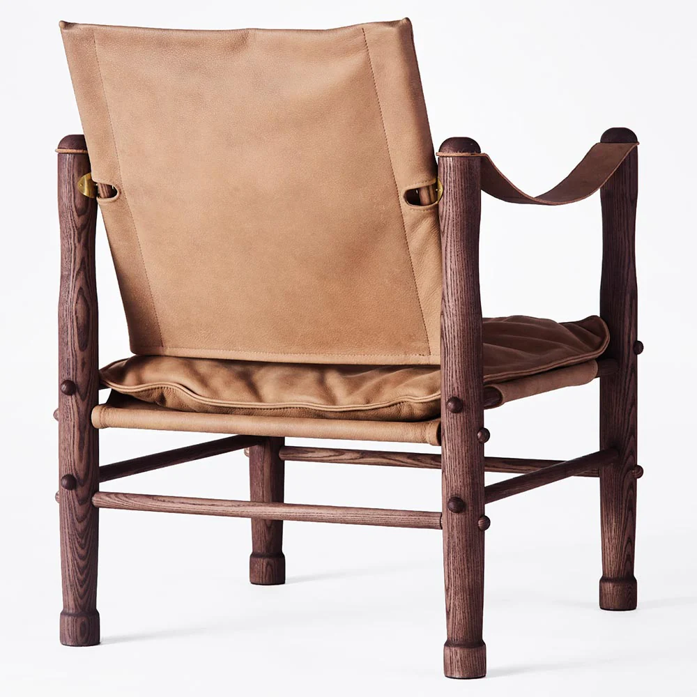 Safari Chair - Cognac, Dark Stained Ash - Image 4