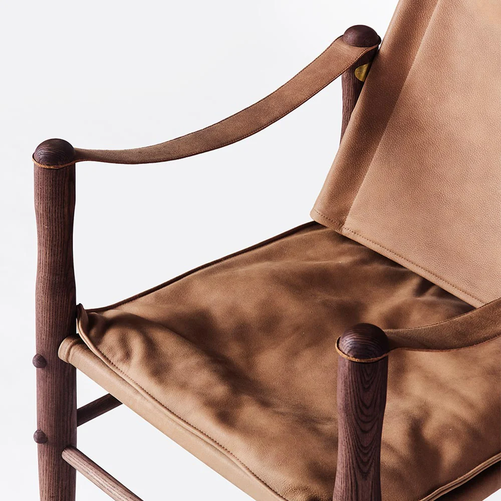 Safari Chair - Cognac, Dark Stained Ash - Image 5