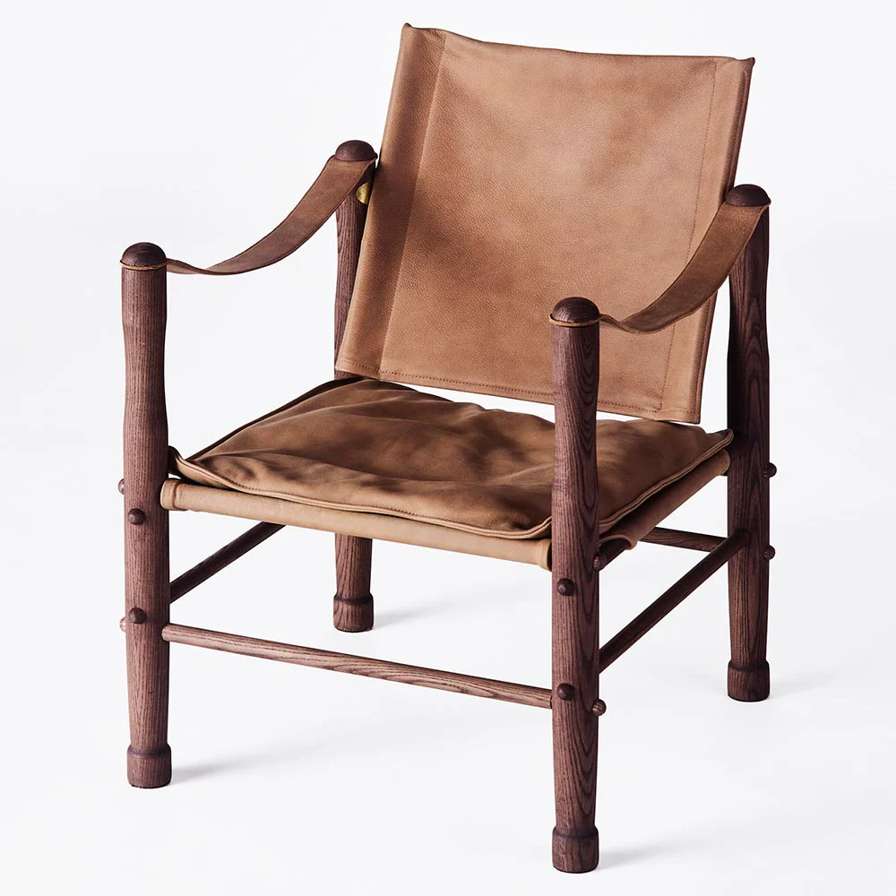Safari Chair - Cognac, Dark Stained Ash - Image 6
