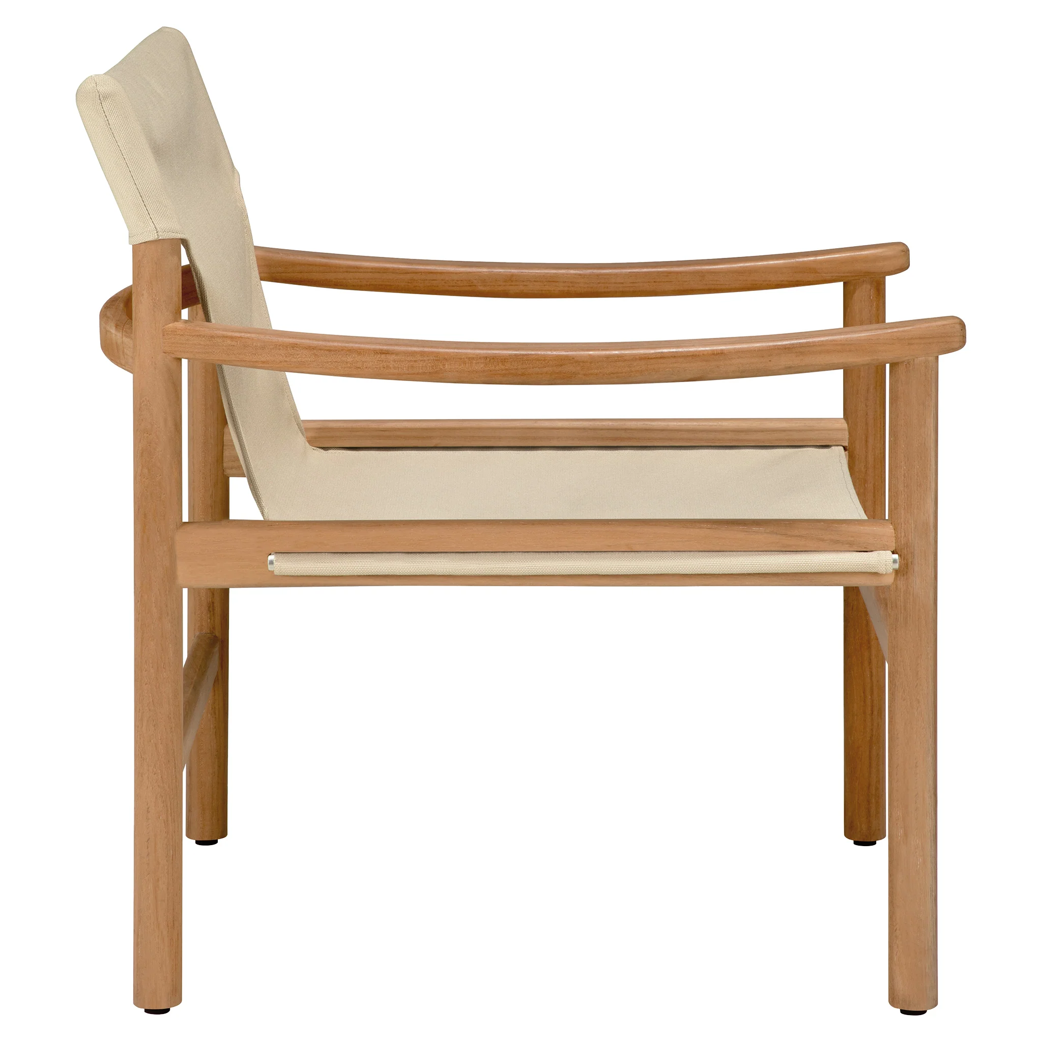 Safari Outdoor Lounge Chair - Dune, Teak - Image 3