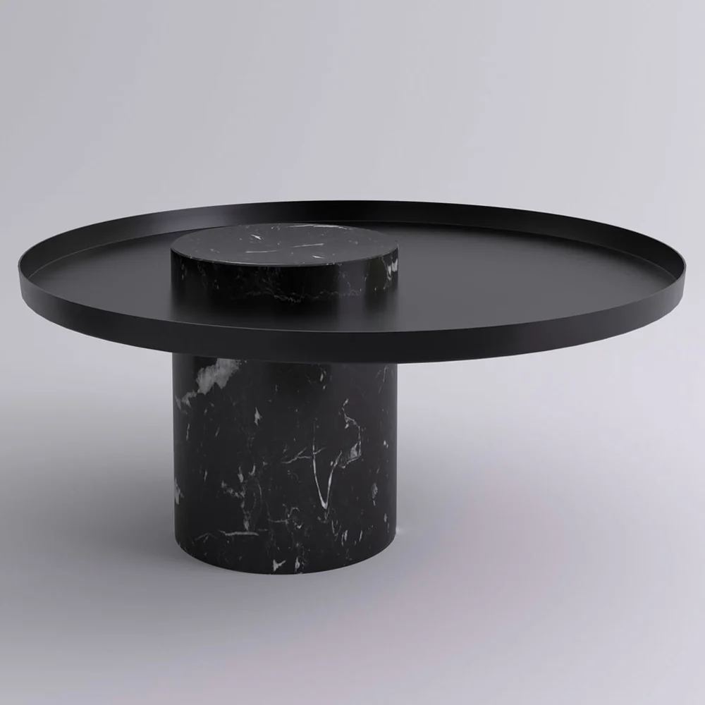 Salute Low Coffee Table - Black - Image 3