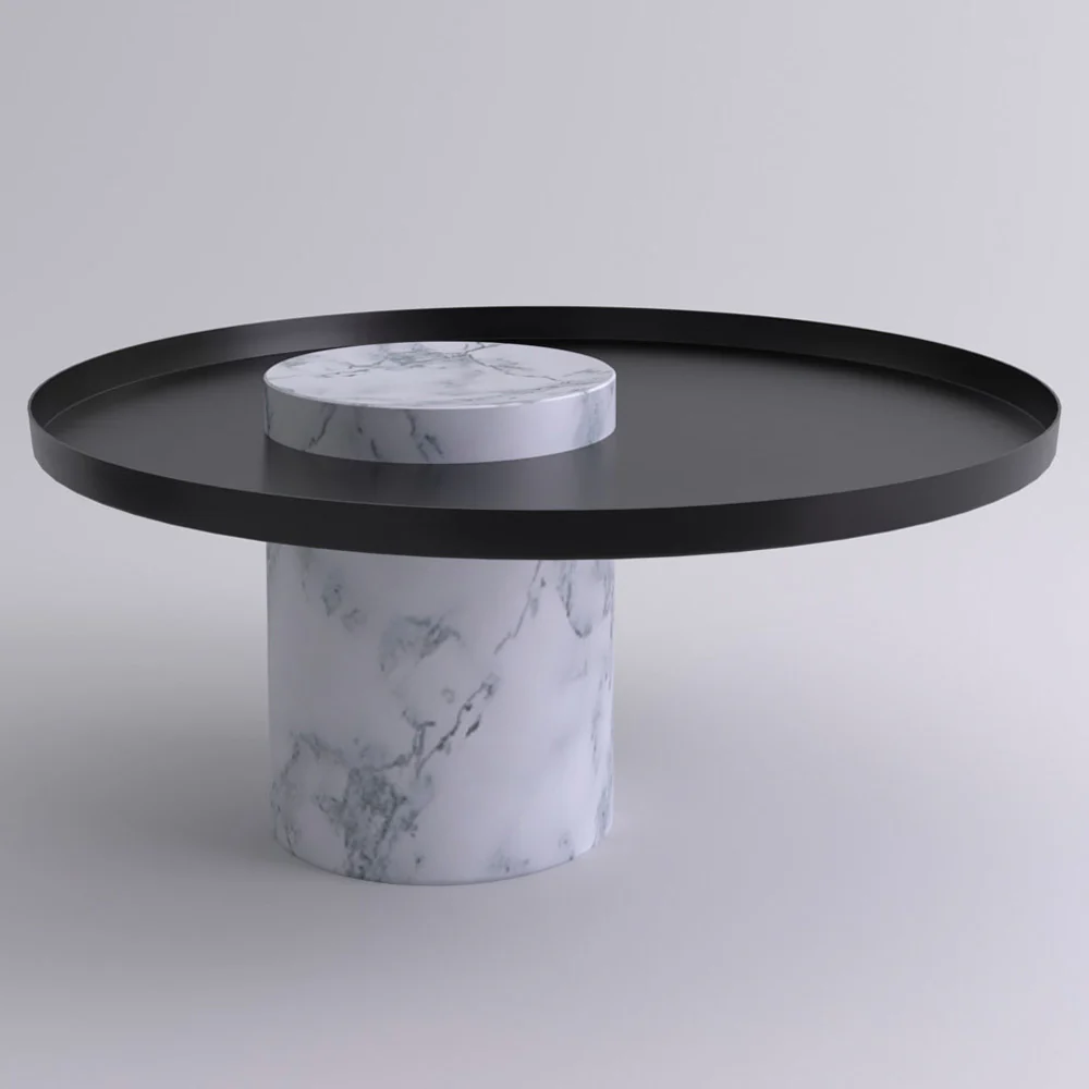 Salute Low Coffee Table - Black - Image 4