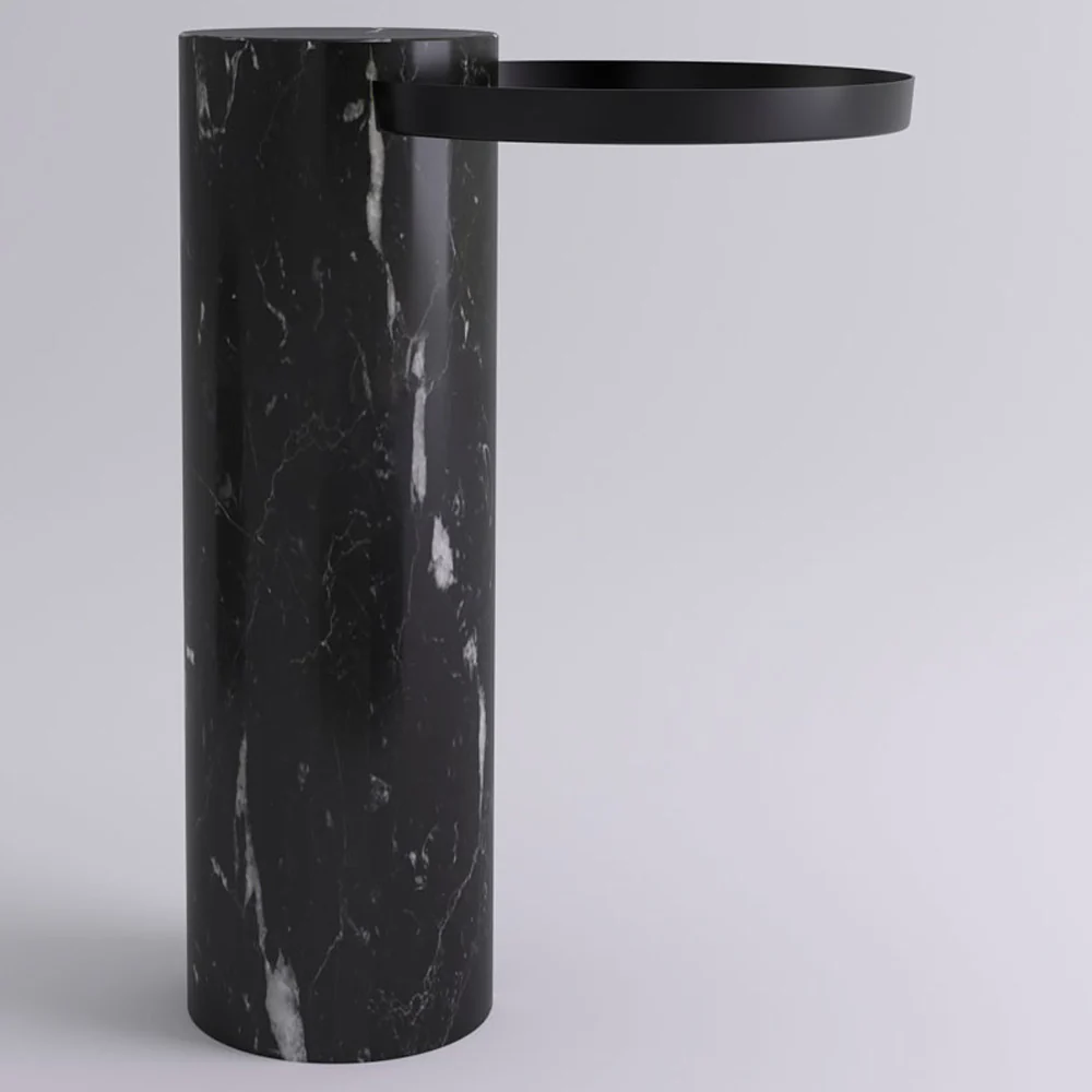 Salute Side Table - Black - Image 2