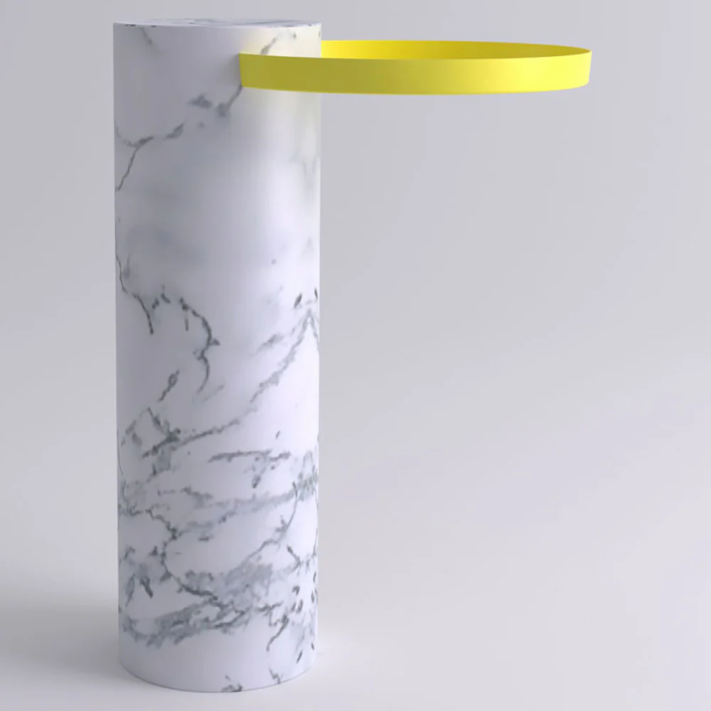 Salute Side Table - Yellow - Image 3