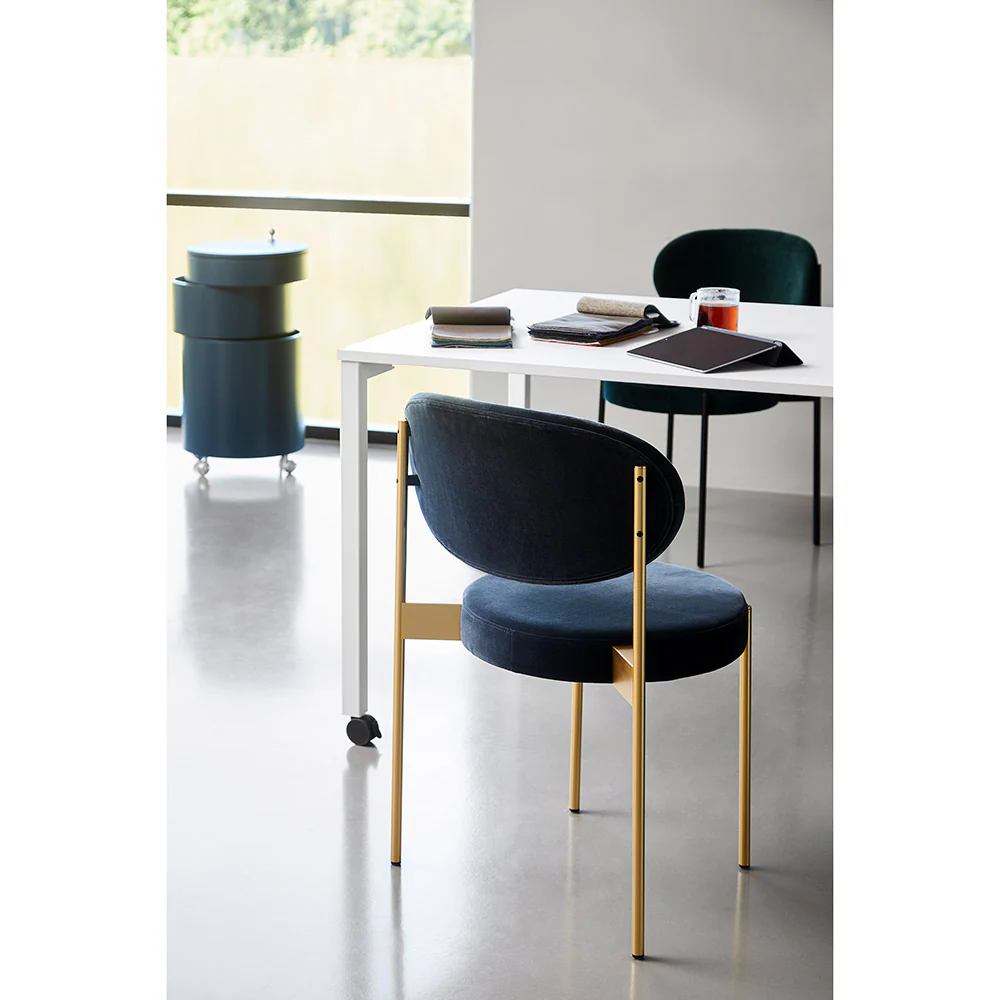 Series 430 Dining Chair - Brass Frame - Image 6