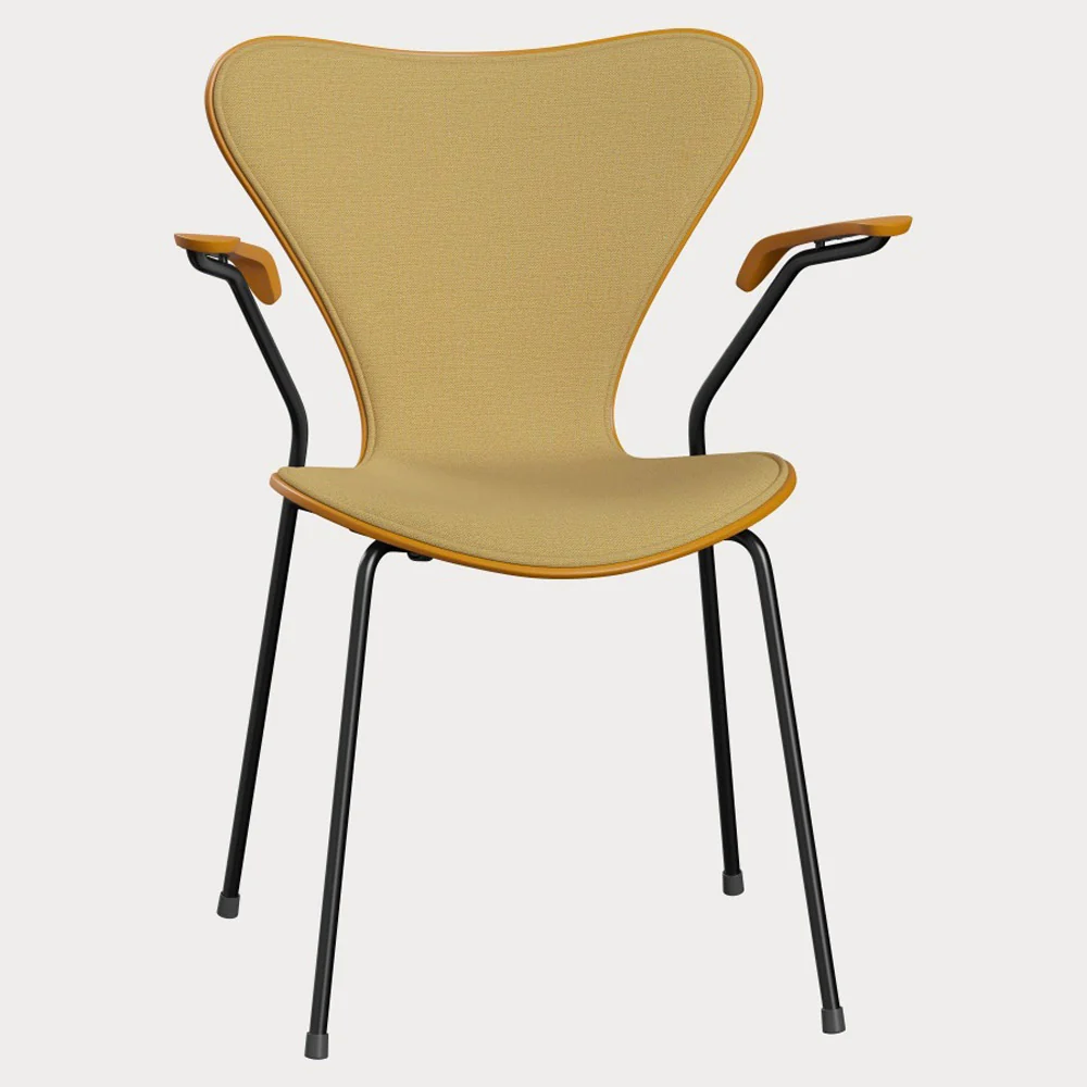 Series 7 Front Upholstered Armchair - Lacquered - Image 2