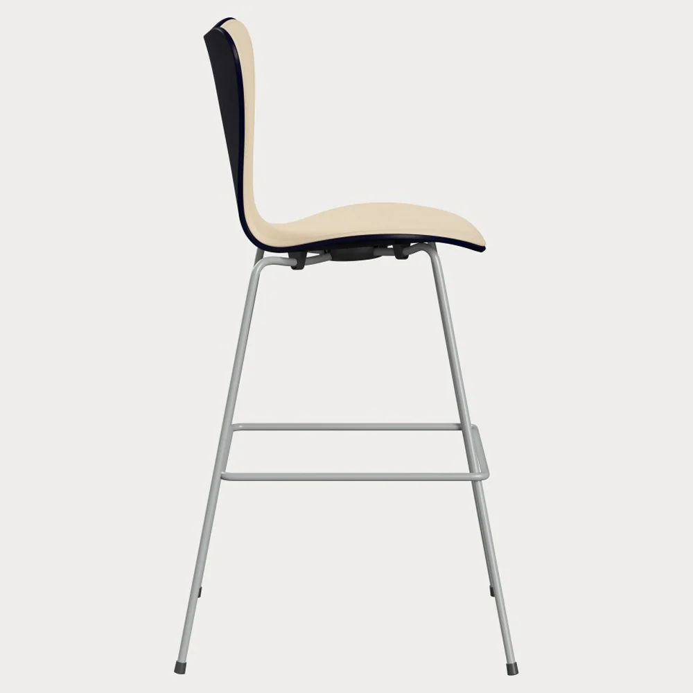 Series 7 Front Upholstered Bar Counter Stool - Lacquered - Image 3