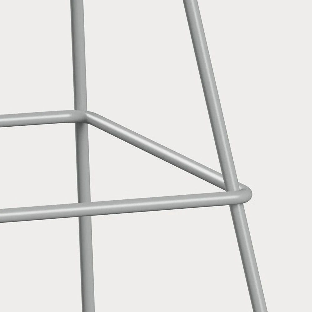 Series 7 Front Upholstered Bar Counter Stool - Lacquered - Image 7