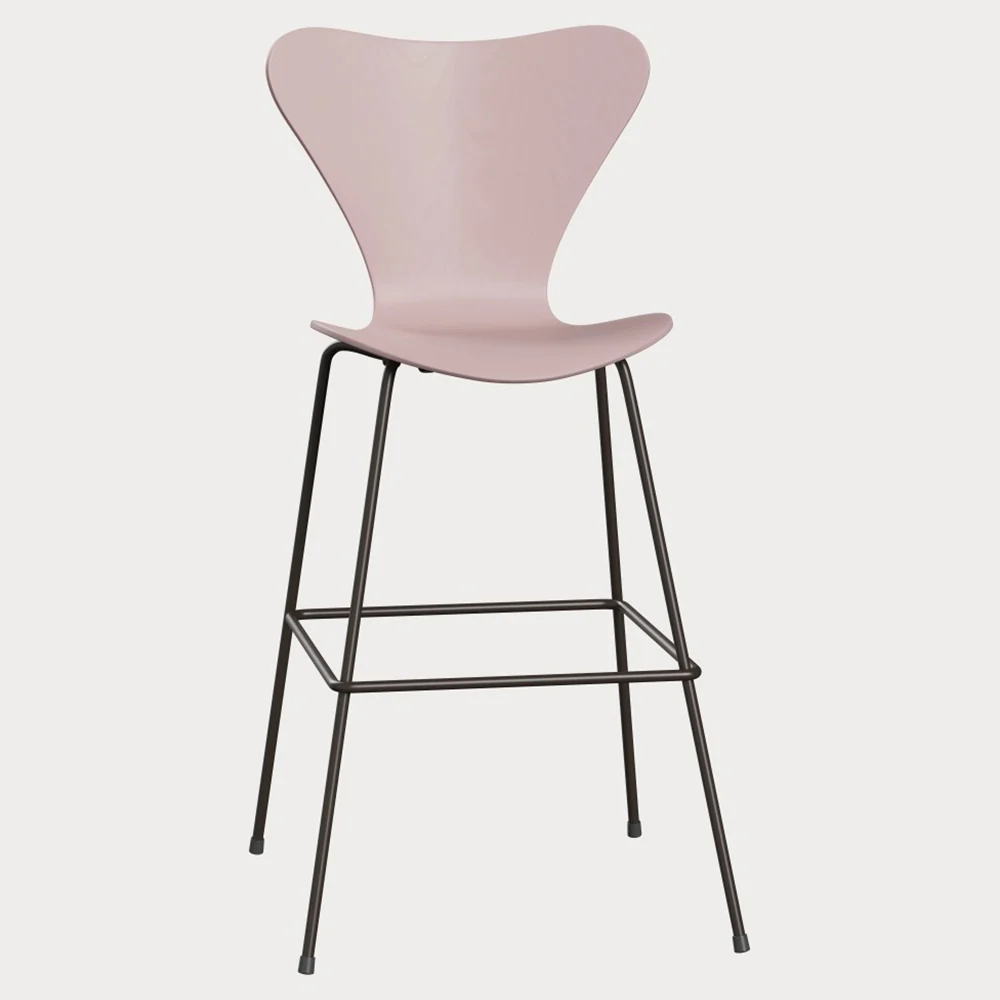 Series 7 Unupholstered Bar Counter Stool - Colored Ash - Image 2