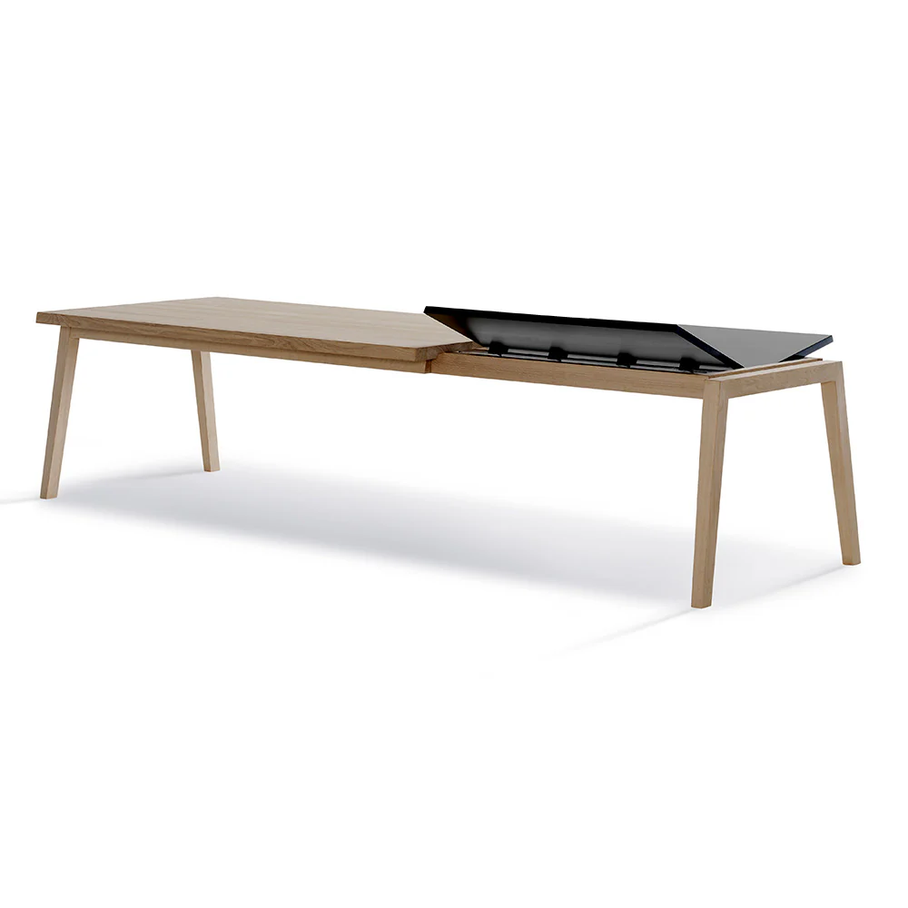 SH900 Extendable Dining Table - Oak - Image 2