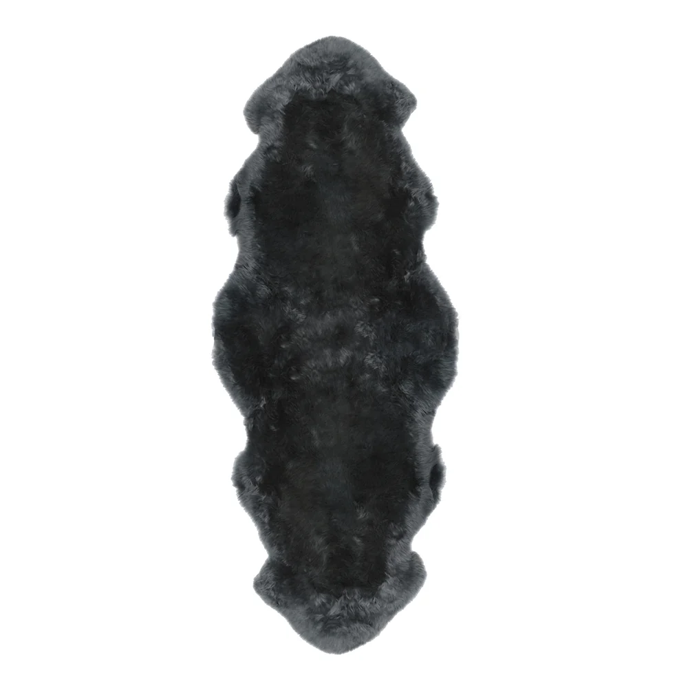 Sheepskin Double Pelted Rug - Steel