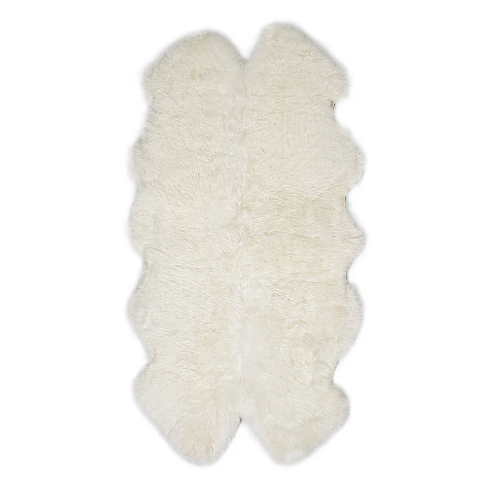 Sheepskin Quarto Pelted Rug - Ivory