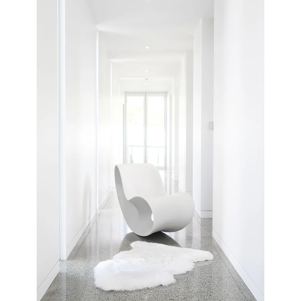 Sheepskin Single Pelted Rug - Ivory - Image 2