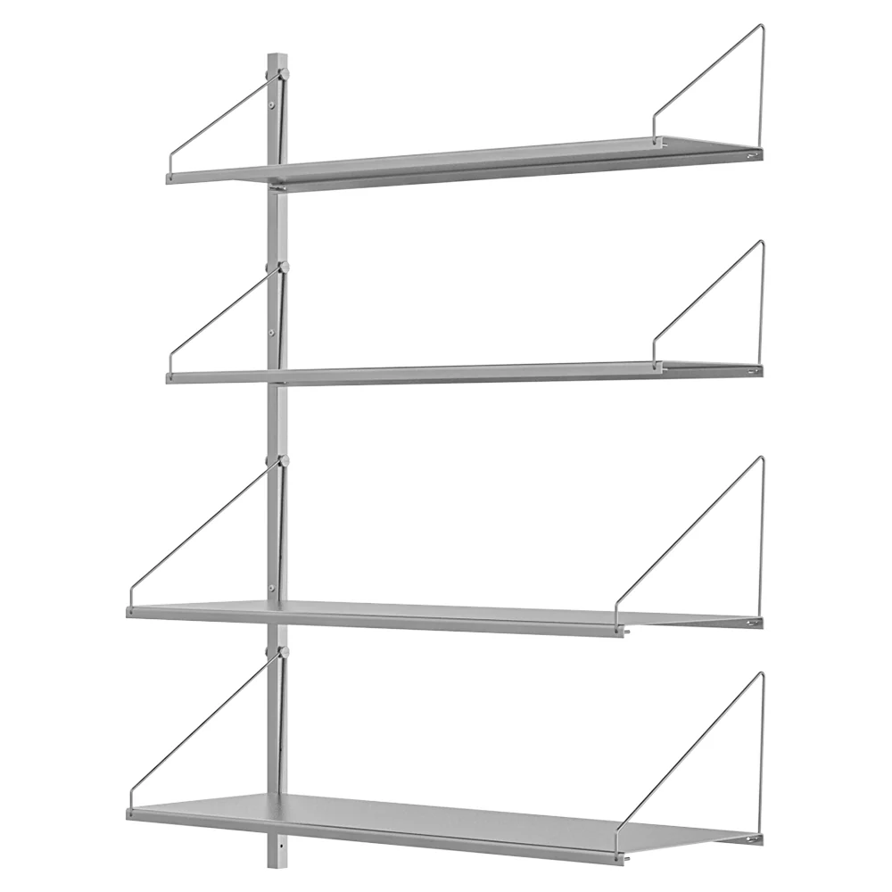 Shelf Library Add-on Section - 31.99"W x 42.67"H, Stainless Steel - Image 2