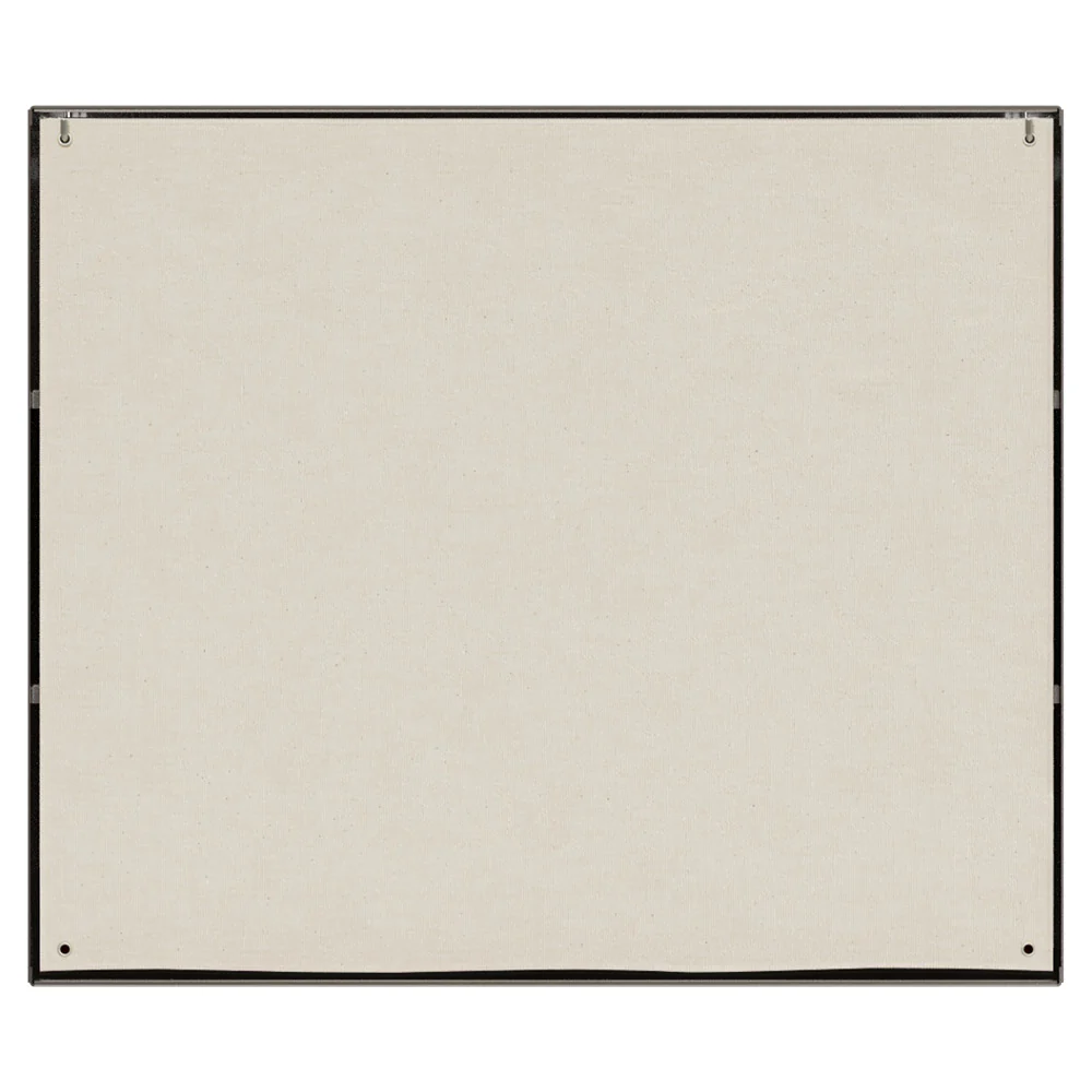 Shelf Library Canvas Cabinet - Stainless Steel, Canvas