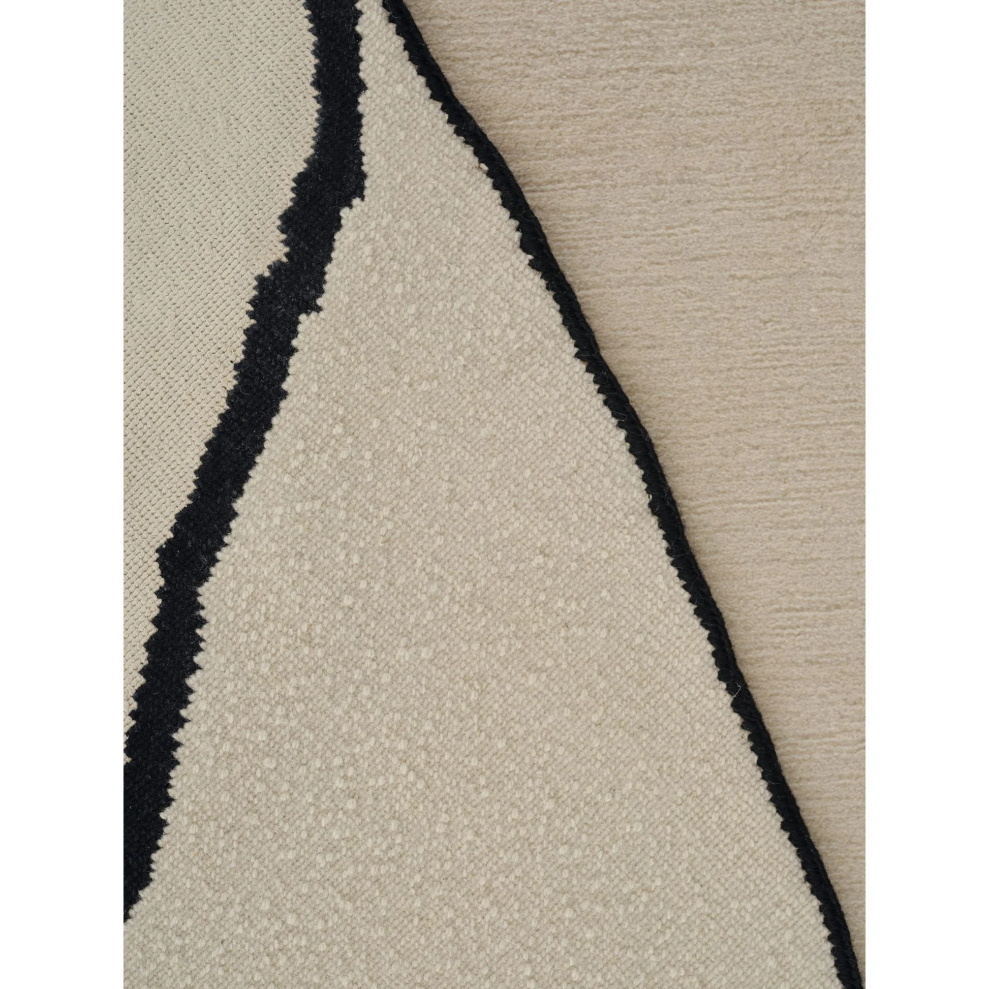 Slanted Self Rug - Beige - Image 4