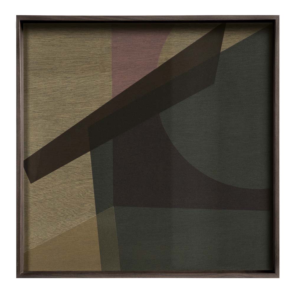 Slate Angle Glass Tray - Square, Large