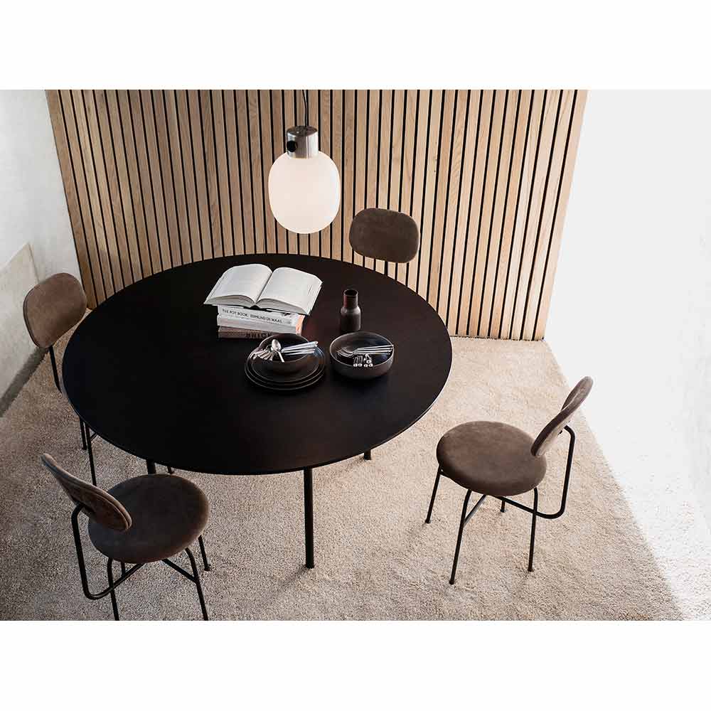 Snaregade Round Dining Table - Veneer, Black - Image 5