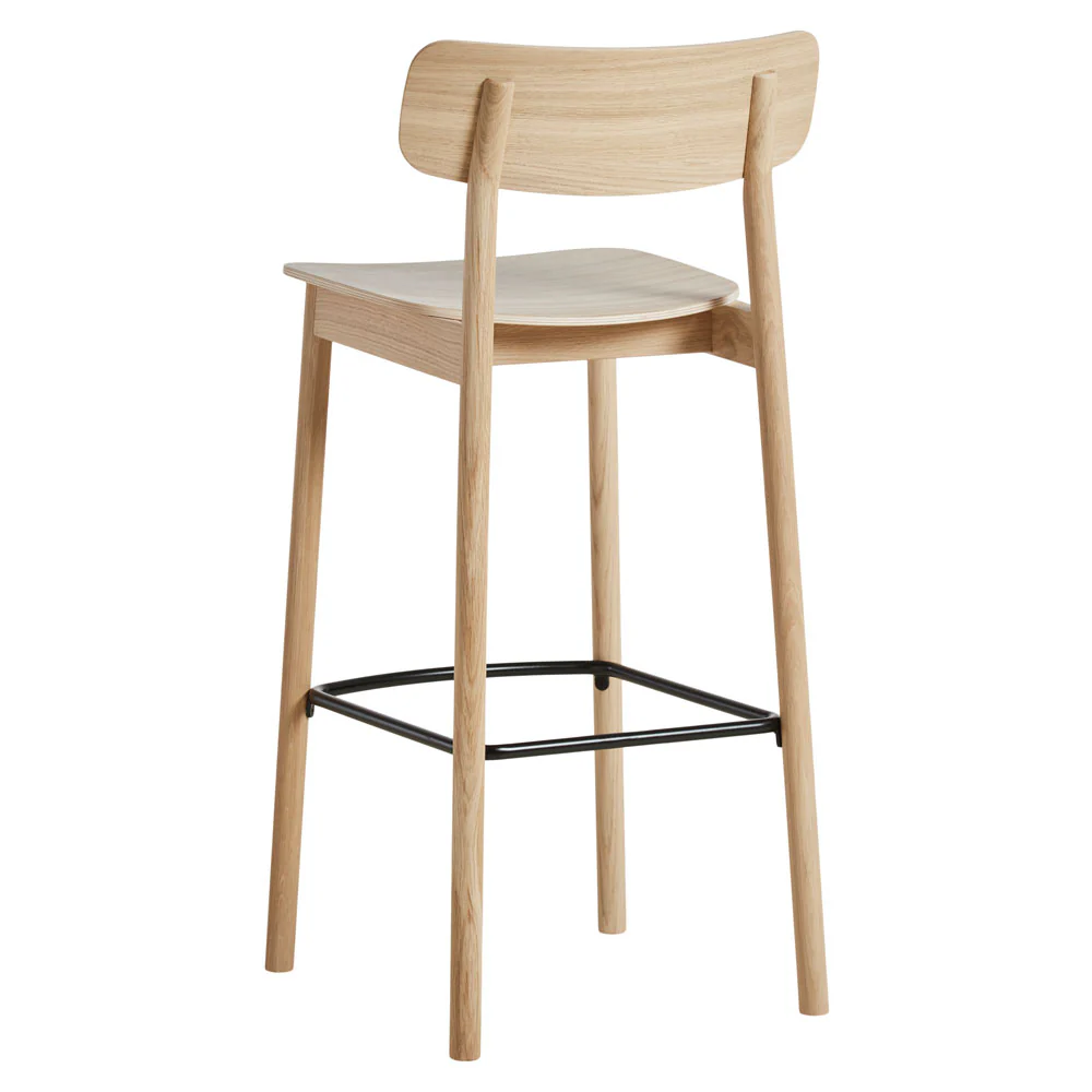 Soma Bar Counter Chair - White Pigmented Oak - Image 3