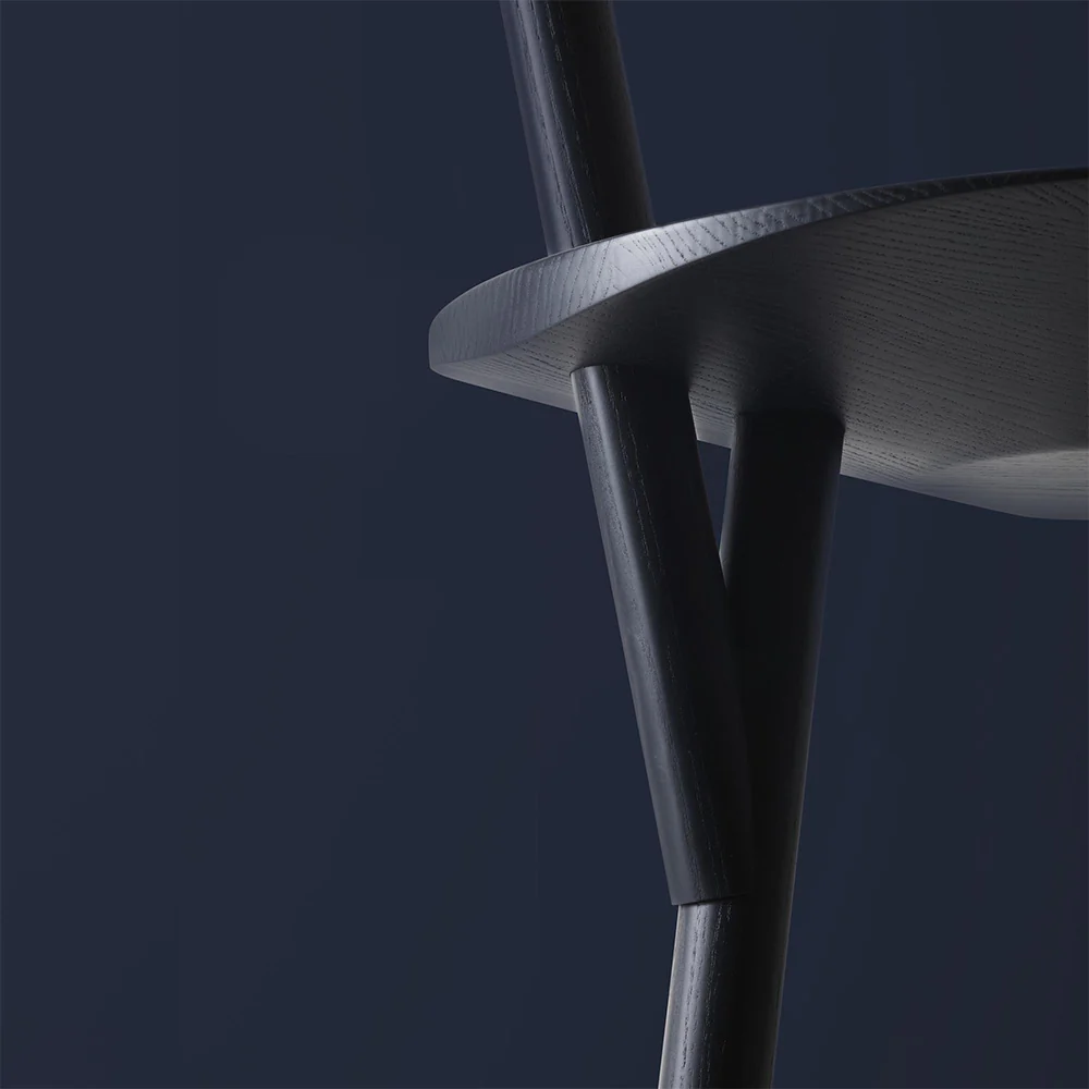 Spade Chair - Navy Blue - Image 4