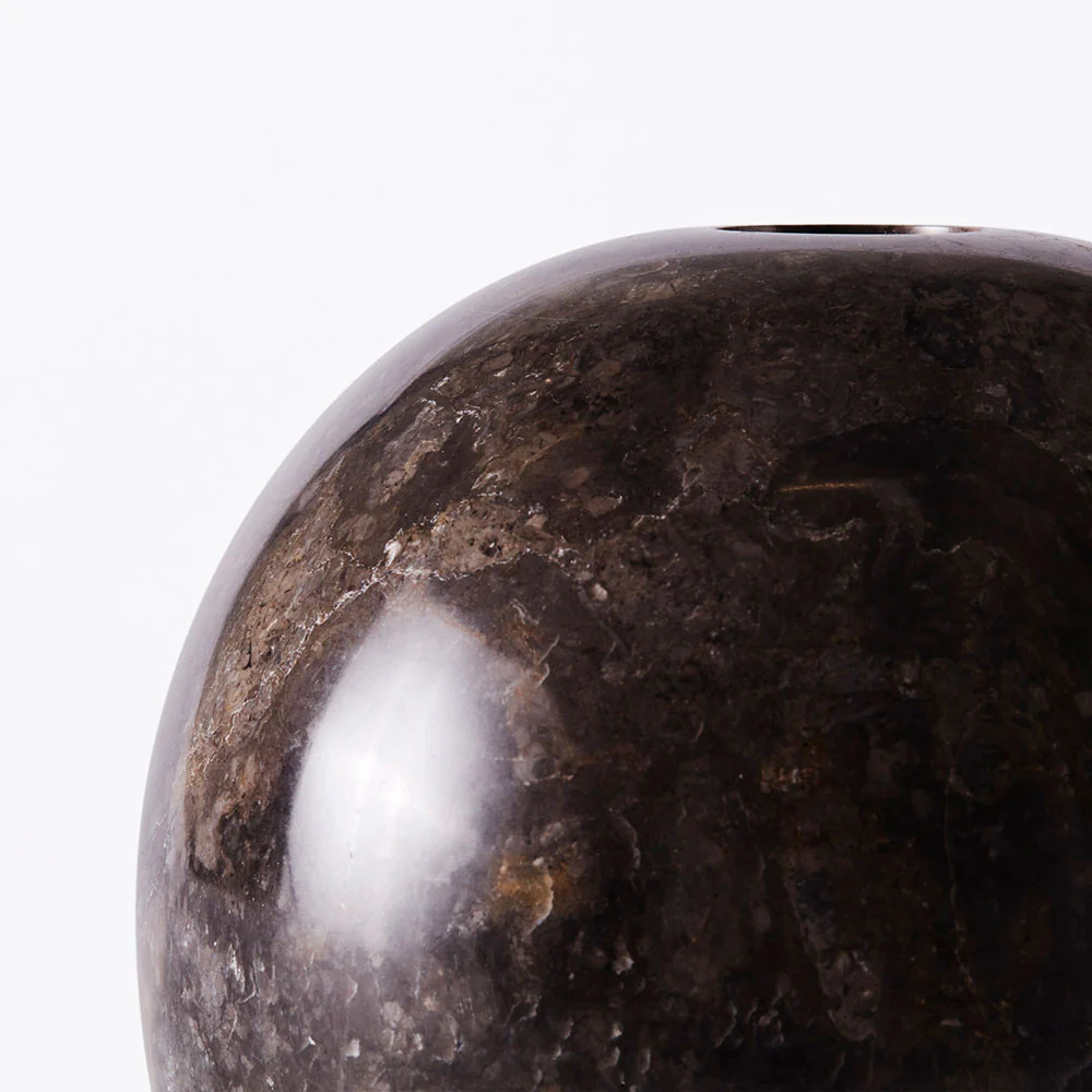 Sphere Large Candle Holder - Gray - Image 3