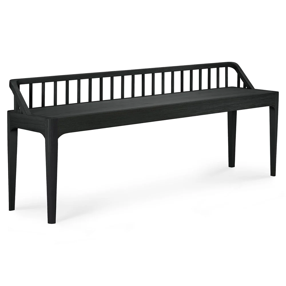 Spindle Bench - Black Oak - Image 3