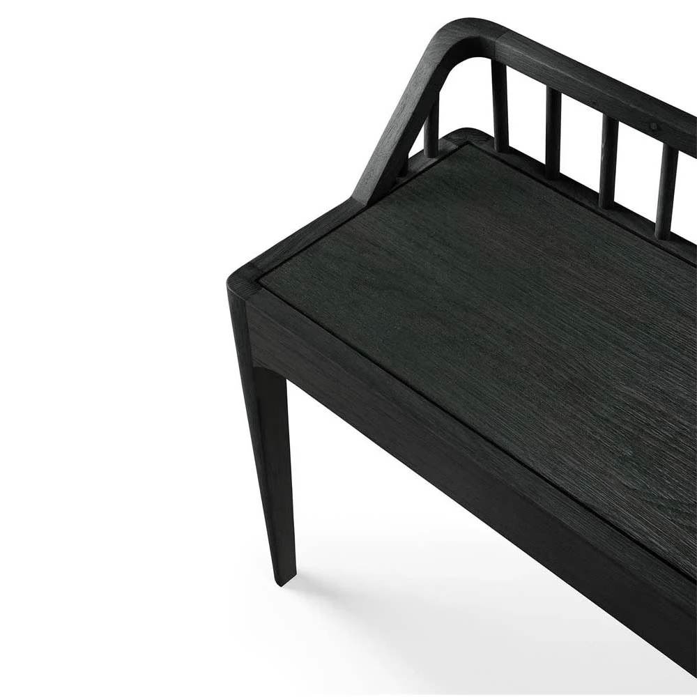 Spindle Bench - Black Oak - Image 6