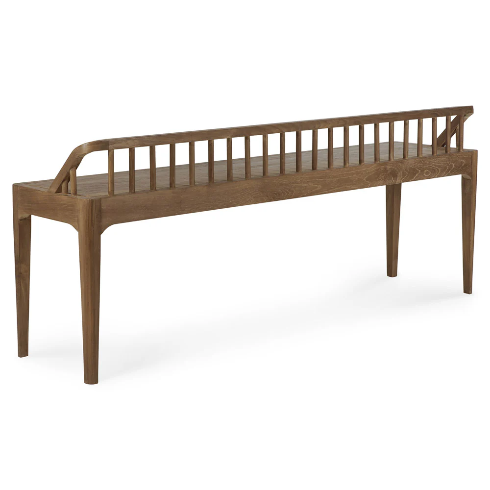Spindle Bench - Reclaimed Teak - Image 4