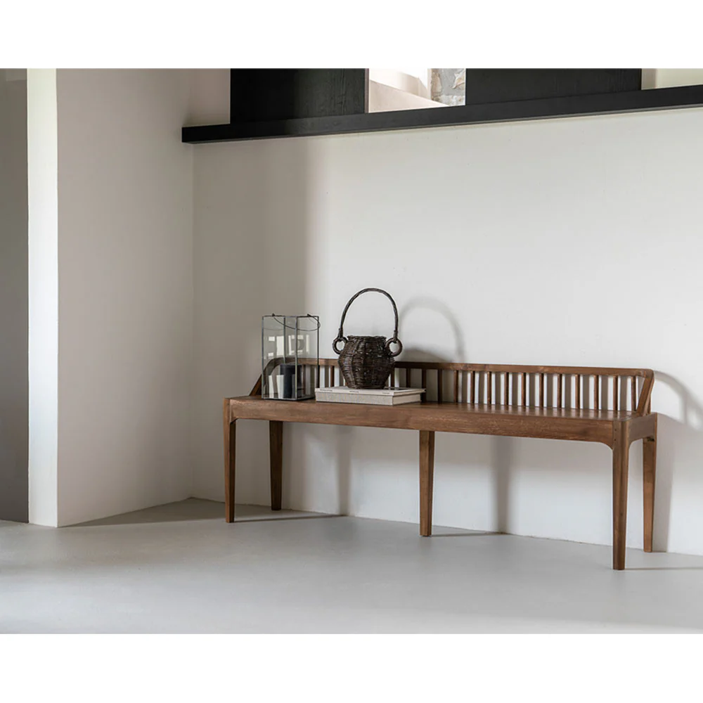 Spindle Bench - Reclaimed Teak - Image 7