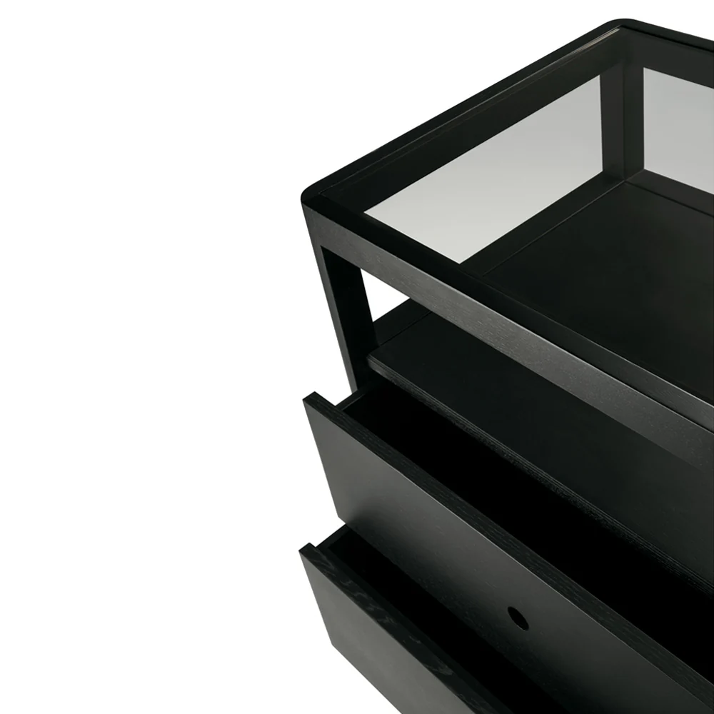Spindle Dresser - 4 Drawers, Black Oak - Image 4
