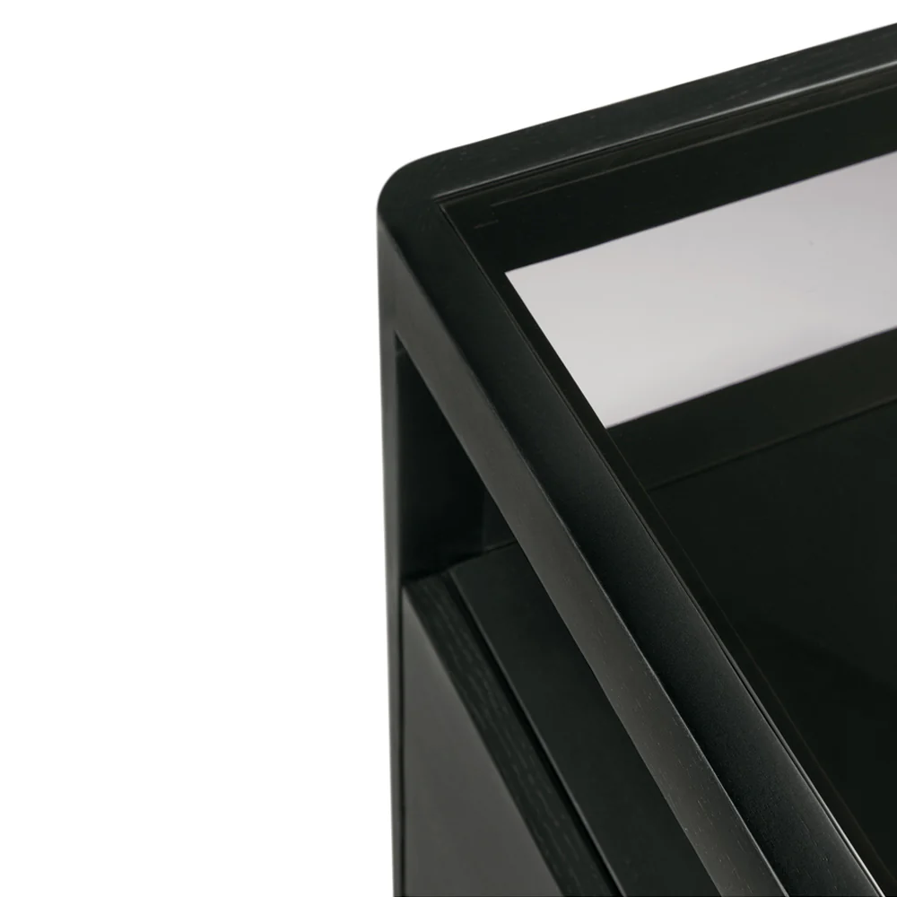 Spindle Dresser - 4 Drawers, Black Oak - Image 5