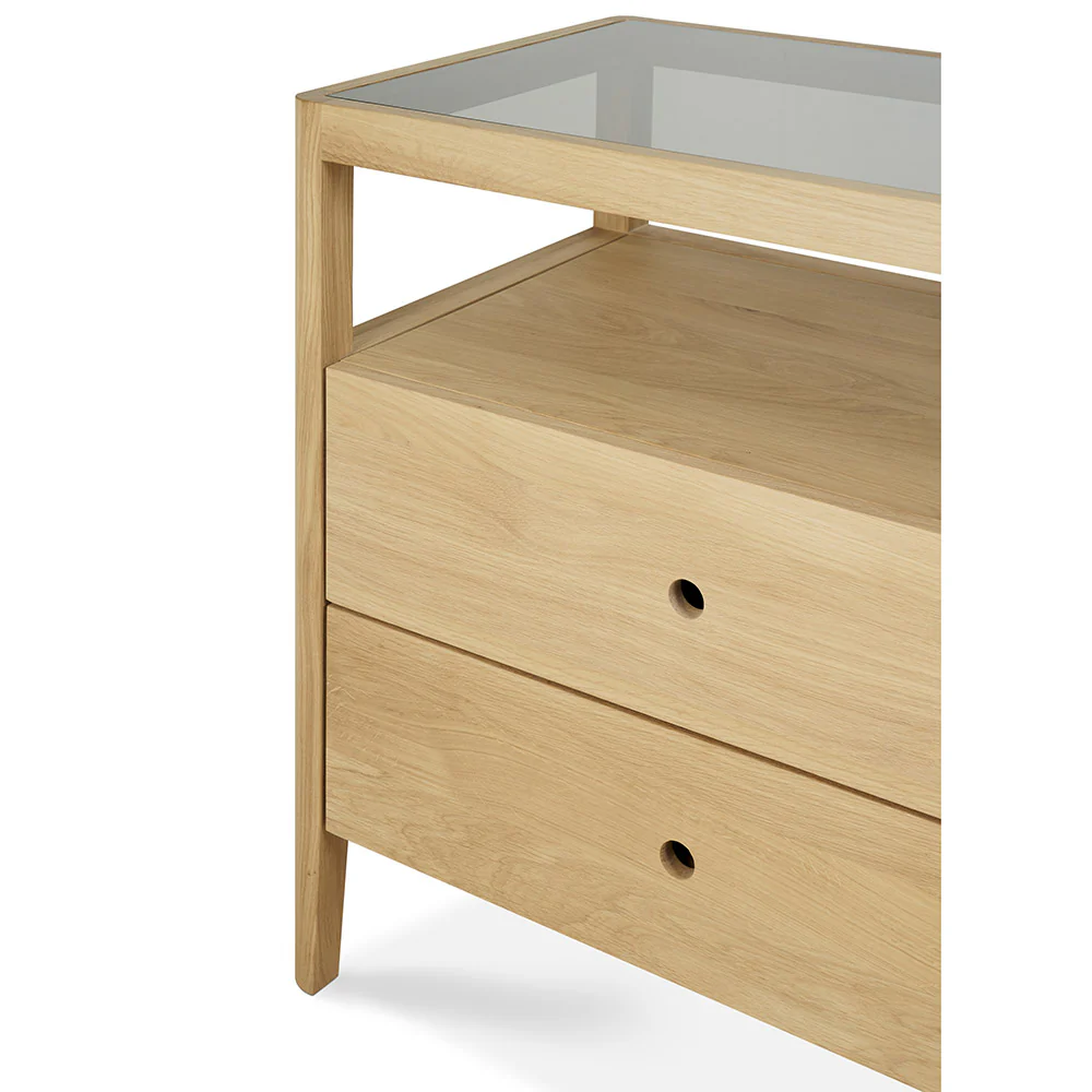 Spindle Dresser - 4 Drawers, Oak - Image 4