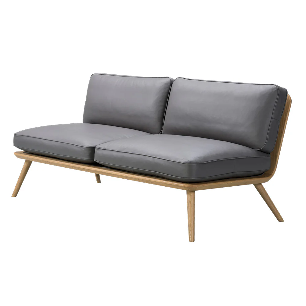 Spine Lounge Sofa - Wood Base - Image 3