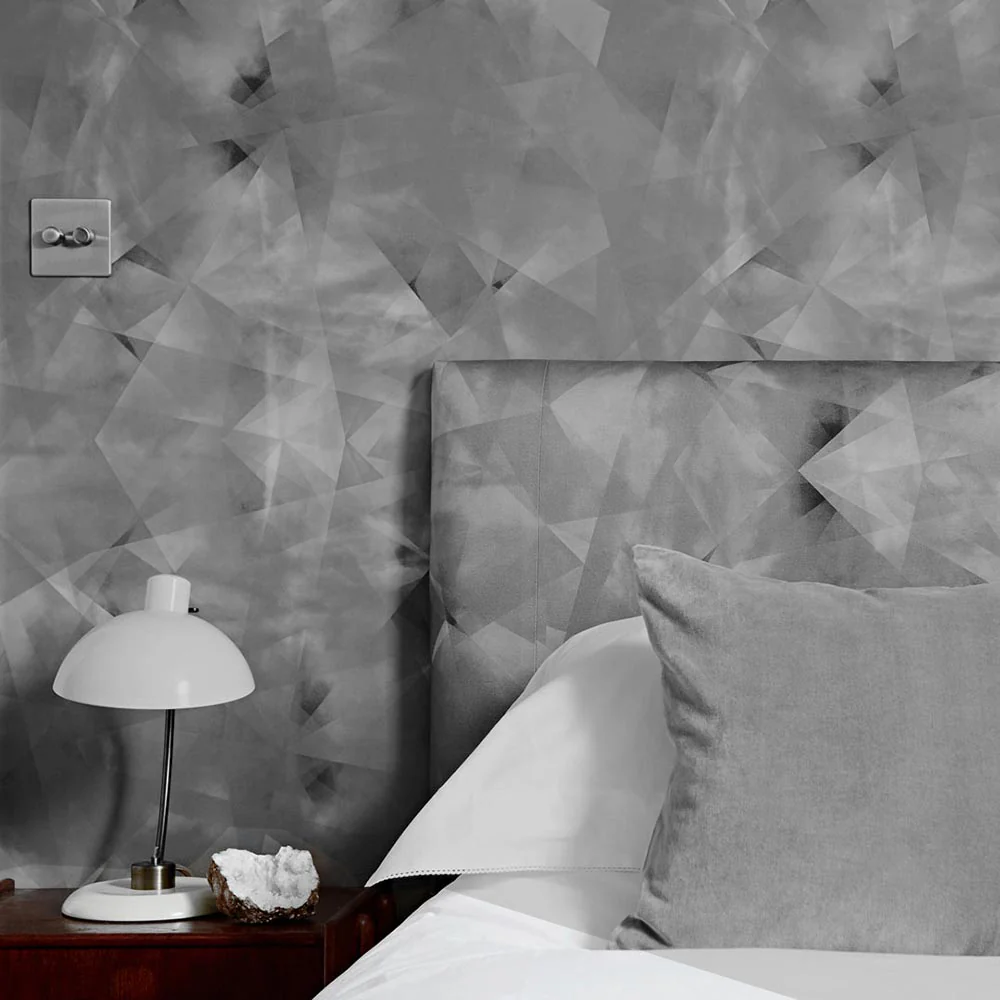 Spiral Chaos Wallpaper - Smoked Gray - Image 3