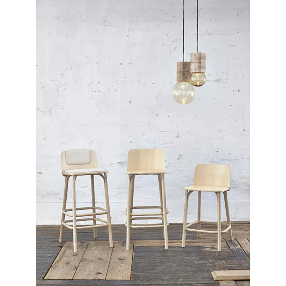 Split Barstool - Upholstered - Image 4