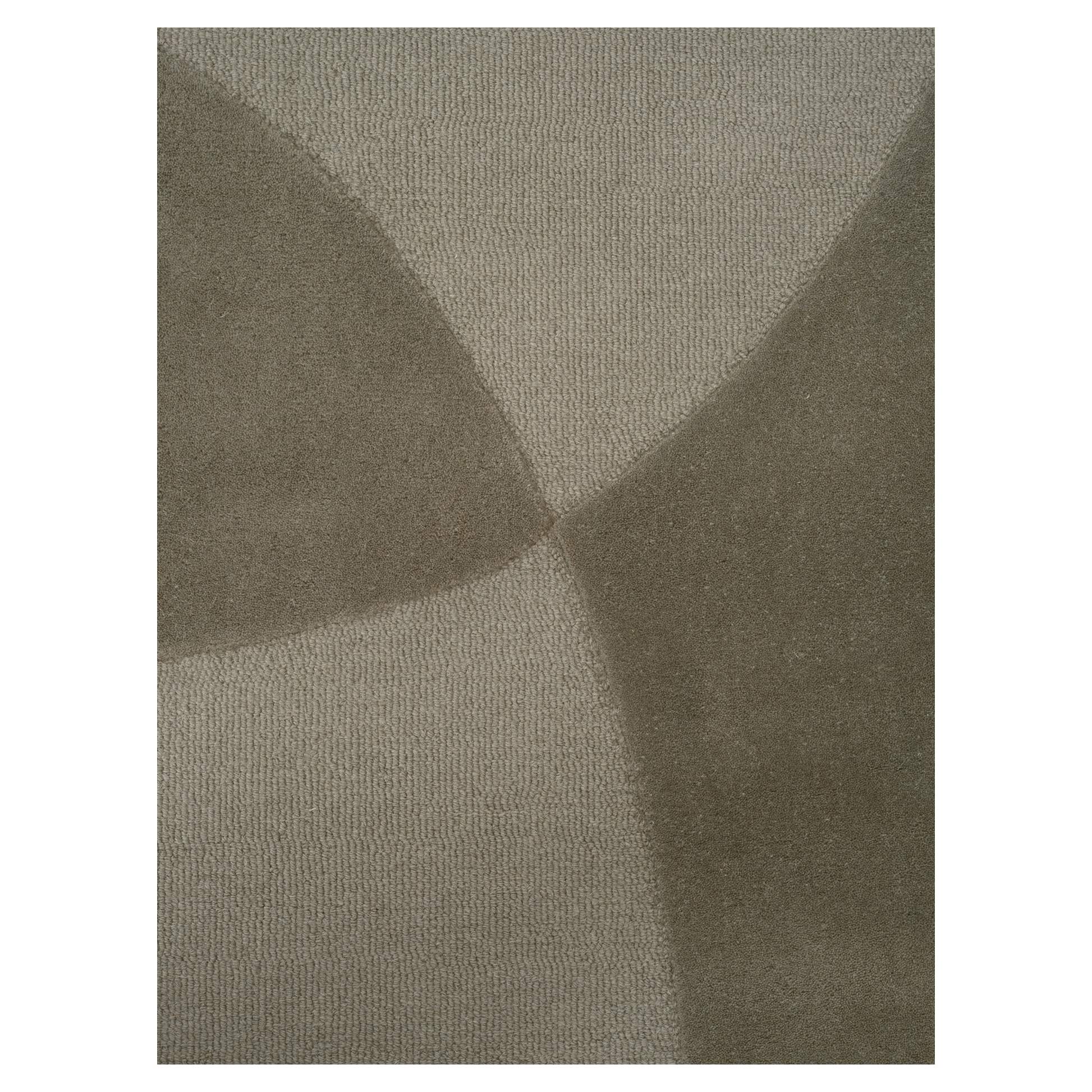 Split Plains Rug - Moss