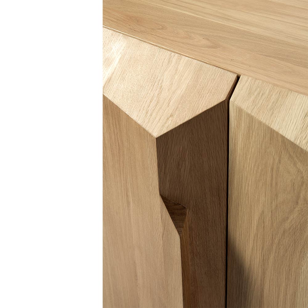 Stairs Sideboard - 4 Doors, Oak - Image 4