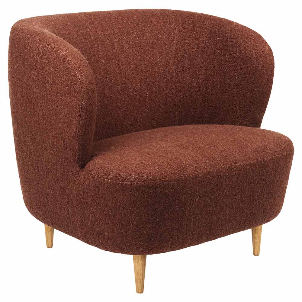 Stay Large Lounge Chair - Wooden Legs - Image 2
