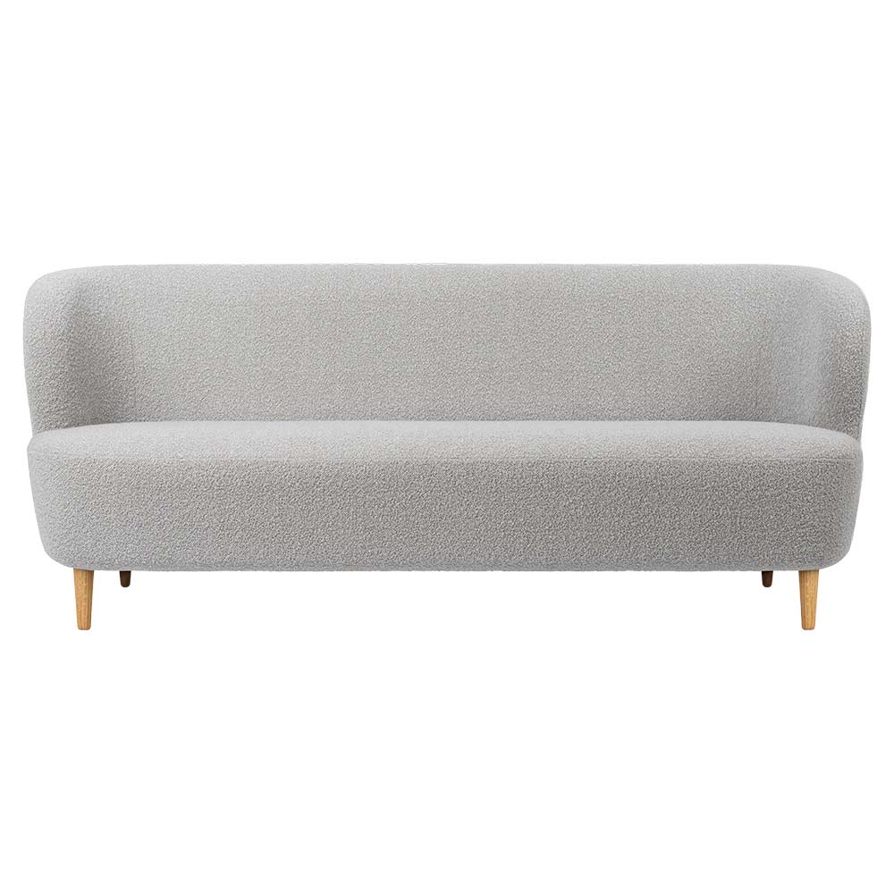 Stay Sofa - 74.8"W x 27.56"D, Wooden Legs