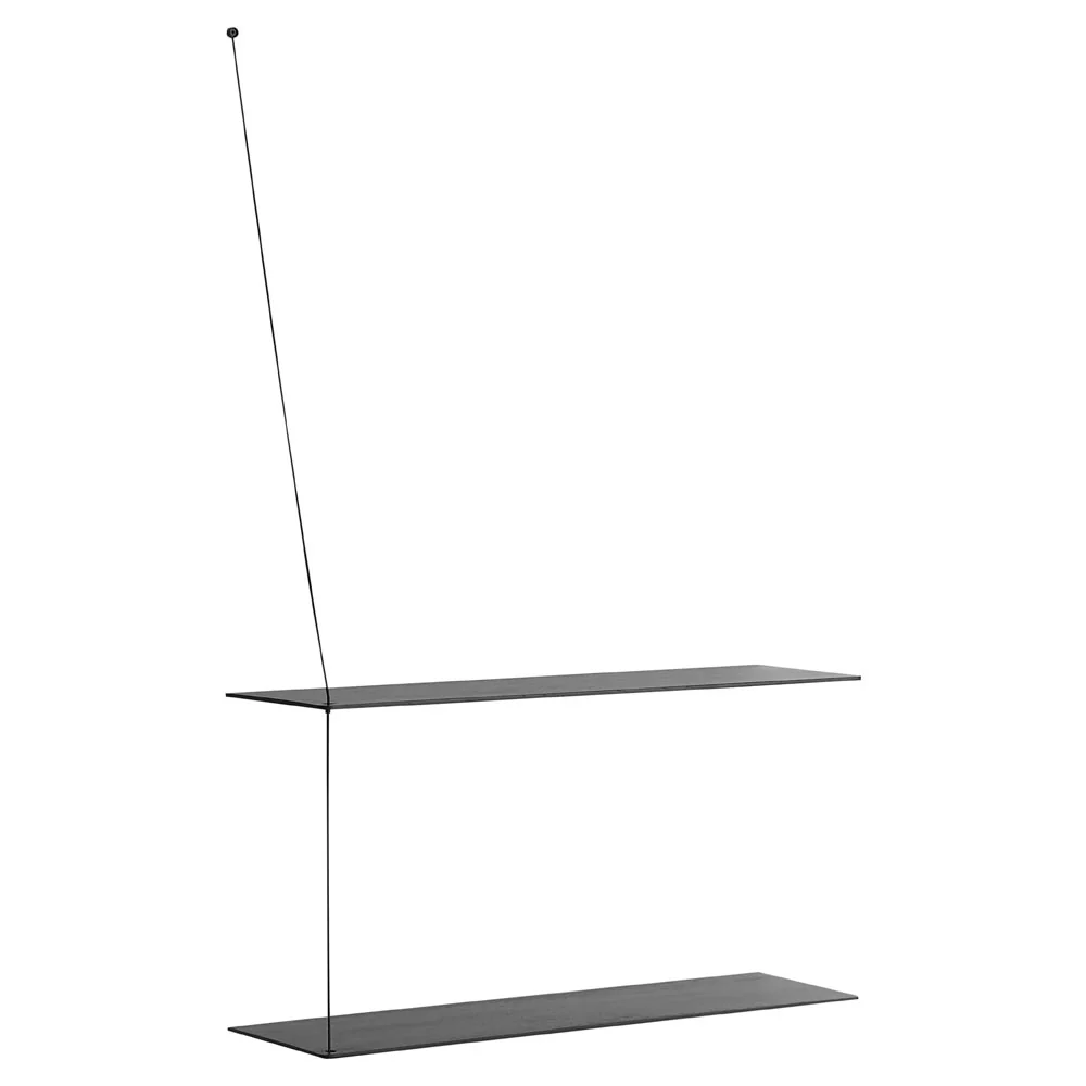 Stedge Shelf - Black Painted Oak - Image 3