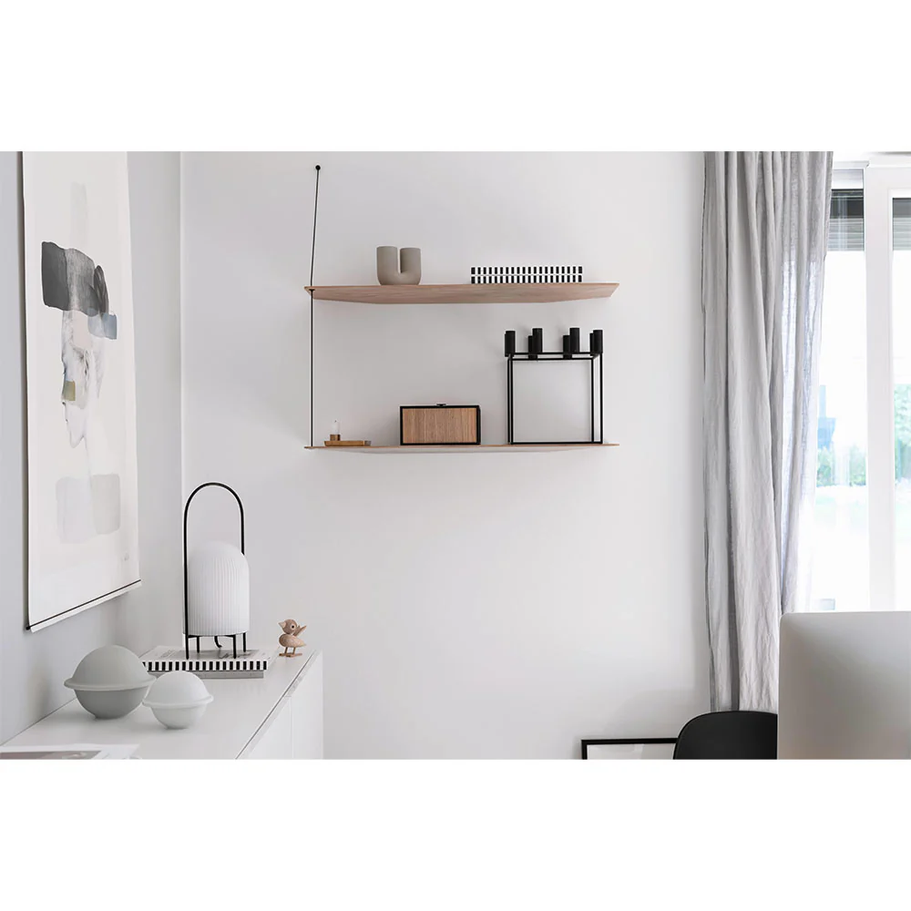 Stedge Shelf - Black Painted Oak - Image 7