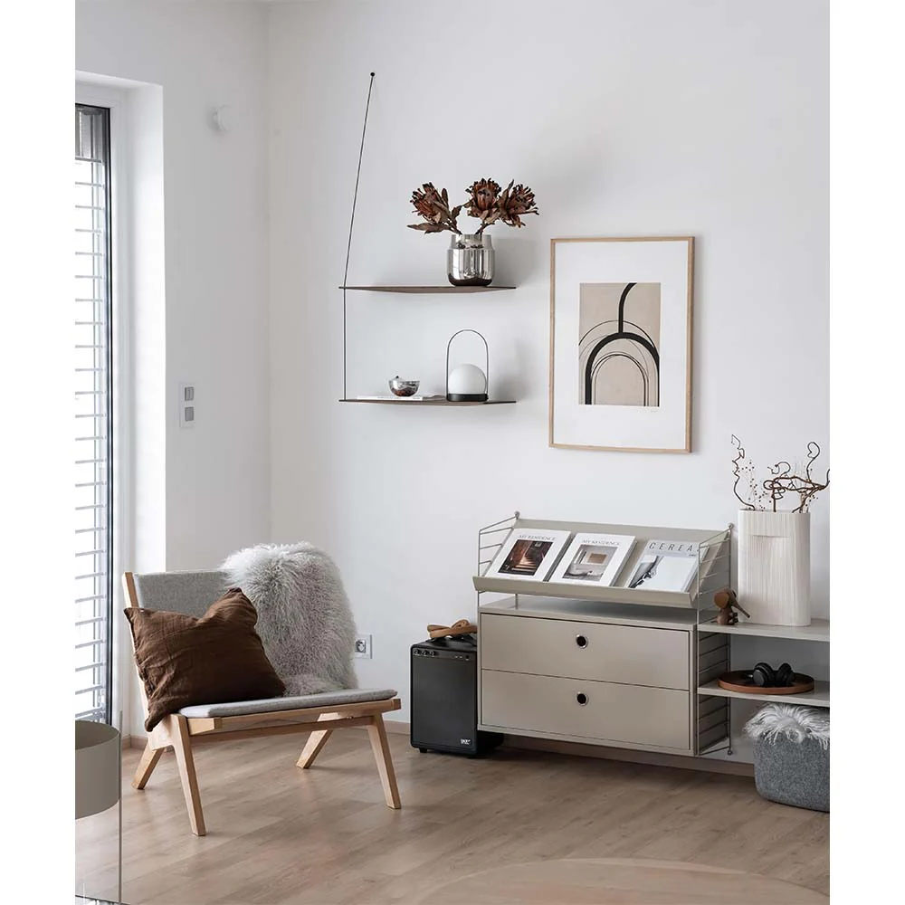 Stedge Shelf - Black Painted Oak - Image 9